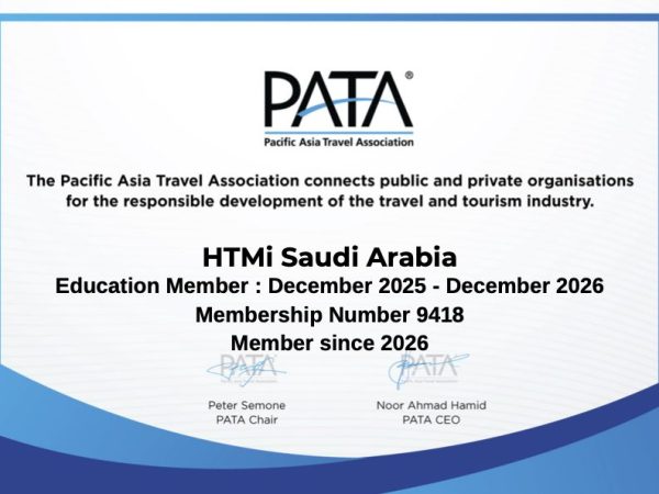 2025 PATA Certificate - HTMi Saudi Arabia #9418 (1)