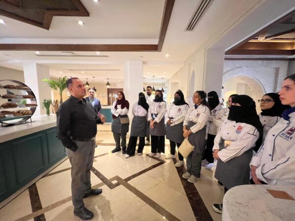 A field visit by Culinary Arts Management Diploma trainees from HTMi Riyadh to InterContinental Durrat Al Riyadh Resort & Spa, (4)