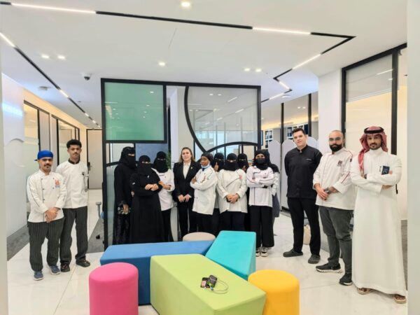 A field visit was conducted by HTMi Riyadh to the Culinary Arts Program trainees at their workplace with aljadi, to follow up on their On-the-Job Training phase