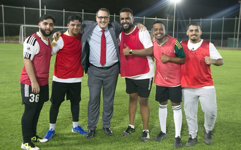 Football match for HTMi team in Riyadh 3