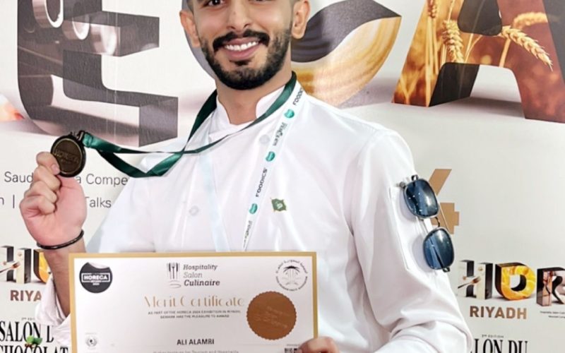 HTMI-Our talented trainee Ali Al Omari showcase his amazing carving skills, celebrating Saudi Arabia's winning bid to host the World Cup 2034! (1)