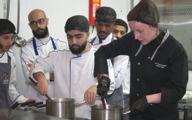 HTMi Riyadh had the honor of hosting Chef Patrycja Radzichovska for a master class in the art of Polish pastry making! (10)