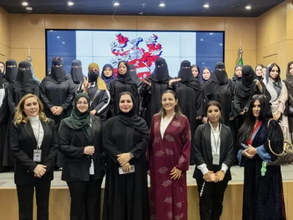 HTMi Riyadh was honored to welcome a delegation of female students from Princess Nourah bint Abdulrahman University (2)