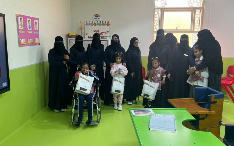 Part of the community service provided by HTMi Jazan through visiting and providing lunch meals to Children with Disability Association (3)