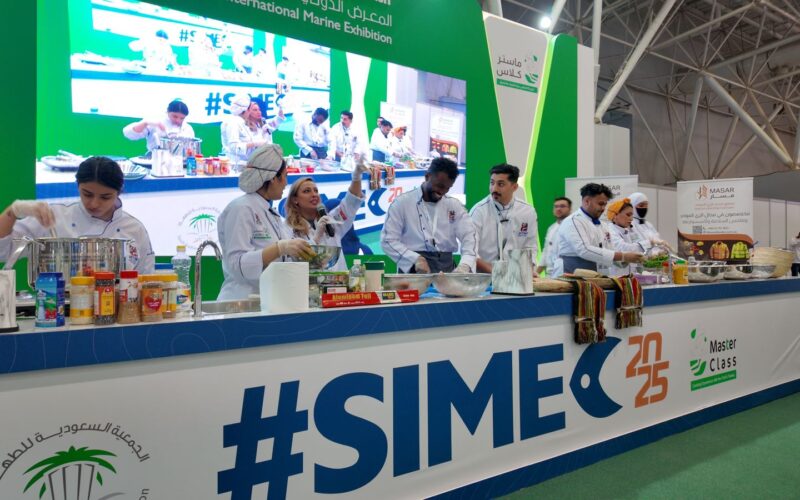 The second day of HTMi Riyadh trainees’ participation in the Saudi International Marine Exhibition (SIMEC), at the Riyadh International Convention and Exhibition Center (4)